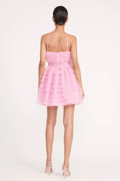 Dresses<STAUD MINI FLORIAN DRESS   TULIP