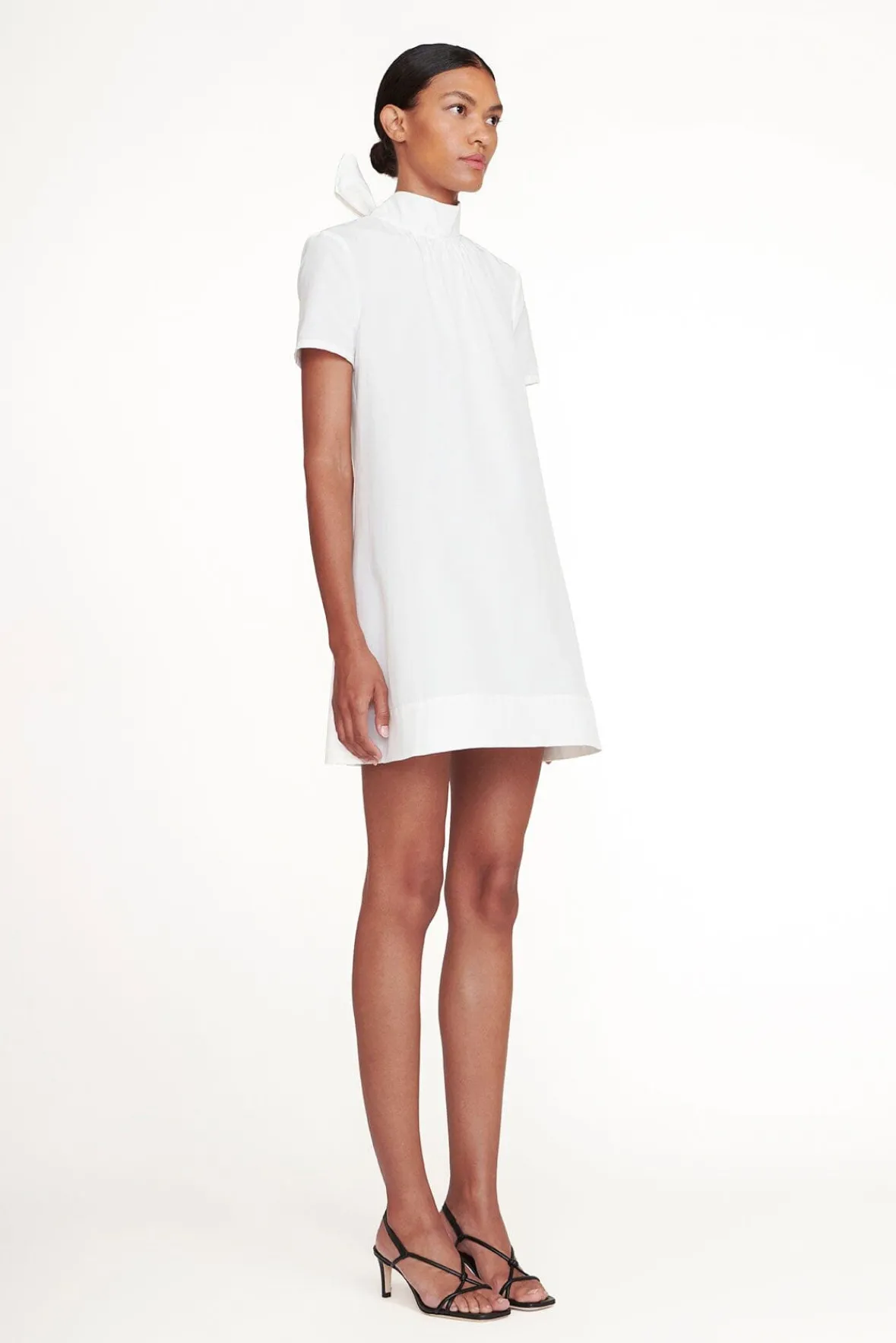 STAUD Bride|Best Sellers<STAUD MINI ILANA DRESS WHITE