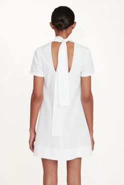 STAUD Bride|Best Sellers<STAUD MINI ILANA DRESS WHITE