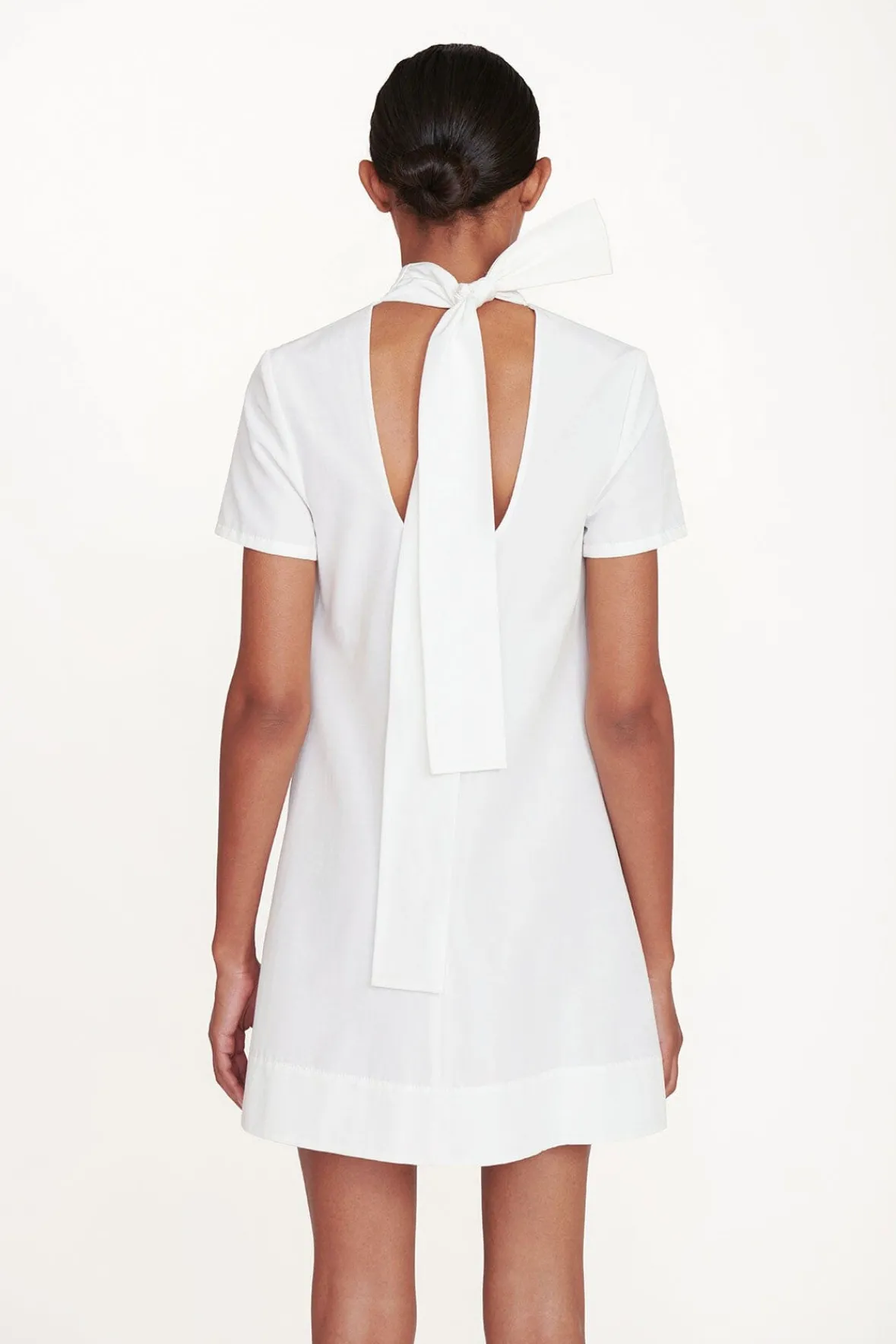 STAUD Bride|Best Sellers<STAUD MINI ILANA DRESS WHITE