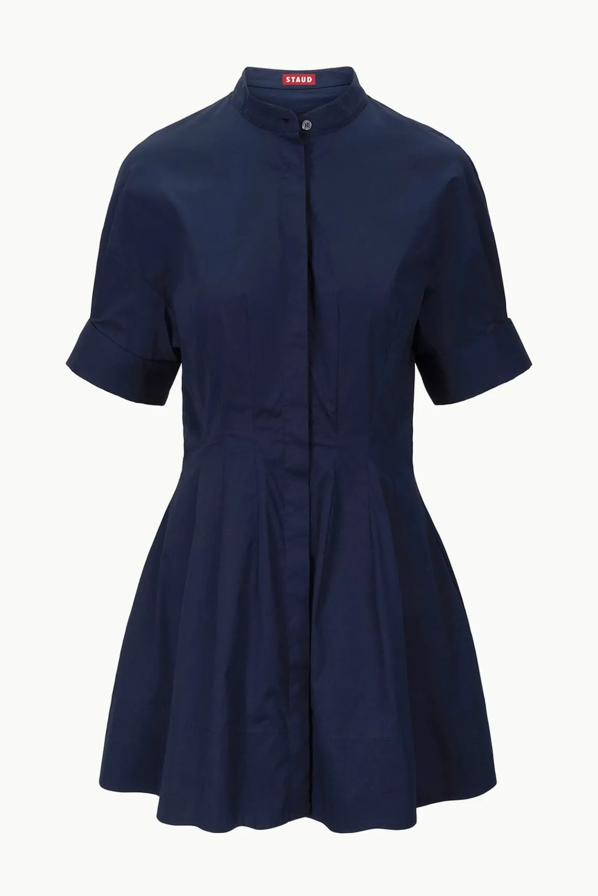 Poplin Shop|Dresses<STAUD MINI LORENZA DRESS NAVY