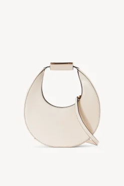 Moon|Crossbody<STAUD MINI MOON BAG   CREAM