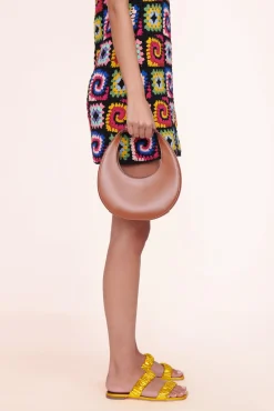 Moon|Crossbody<STAUD MINI MOON BAG   TAN