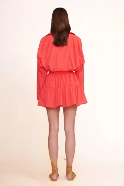 Poplin Shop<STAUD MINI SEA SKIRT HIBISCUS