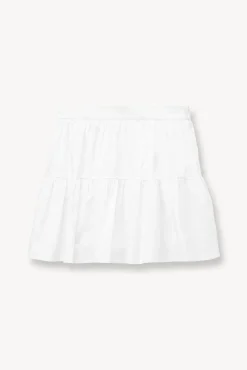 Poplin Shop<STAUD MINI SEA SKIRT WHITE