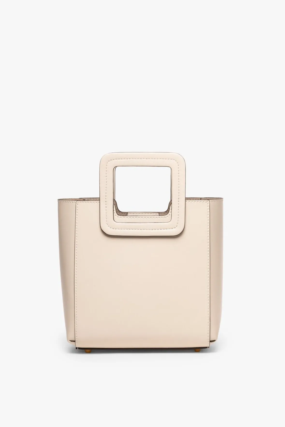 Crossbody|Totes<STAUD MINI SHIRLEY LEATHER BAG CREAM