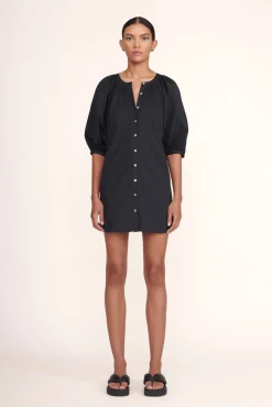 Poplin Shop|Dresses<STAUD MINI VINCENT DRESS   BLACK