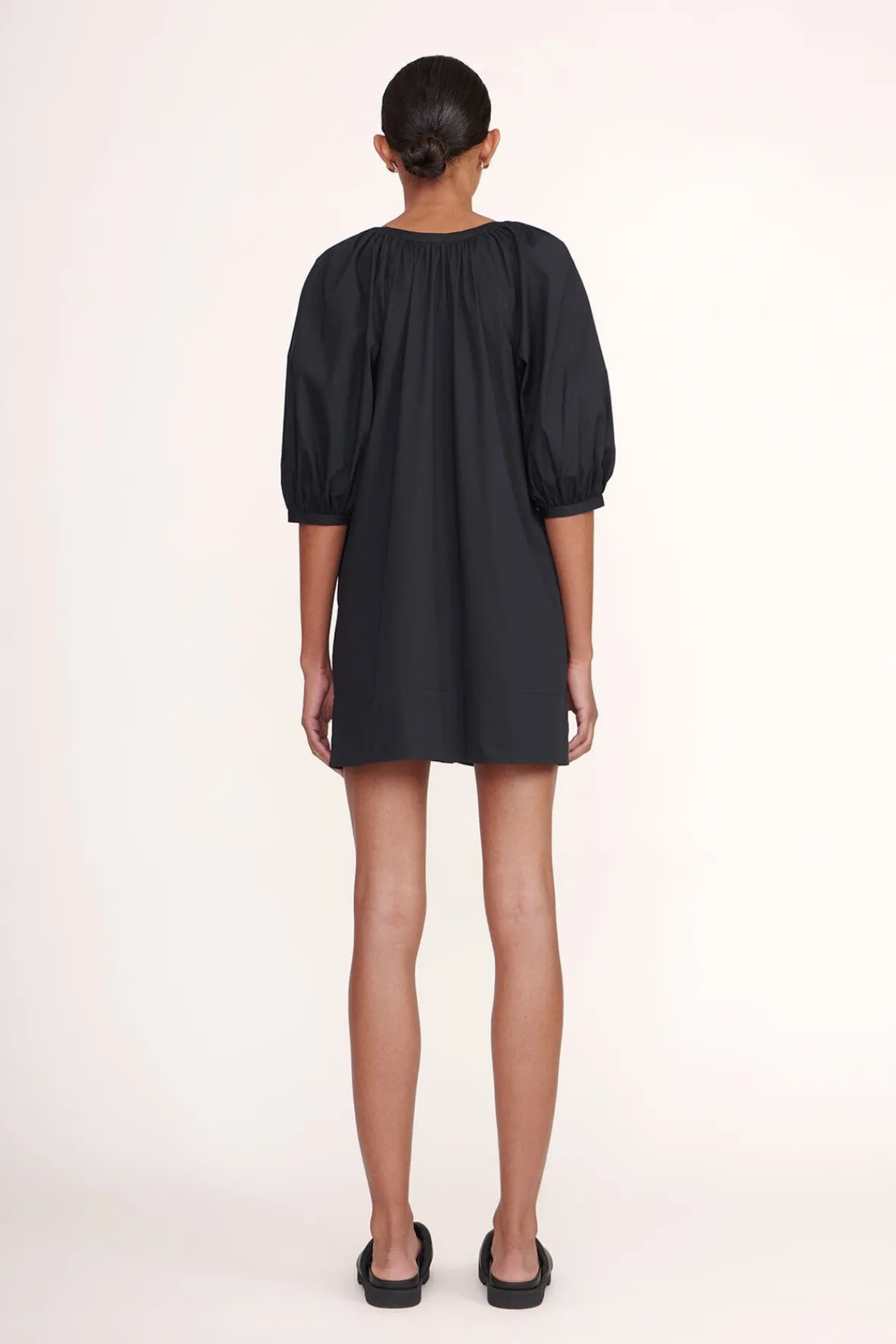 Poplin Shop|Dresses<STAUD MINI VINCENT DRESS BLACK
