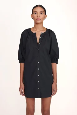 Poplin Shop|Dresses<STAUD MINI VINCENT DRESS BLACK