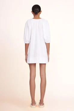 Poplin Shop|Dresses<STAUD MINI VINCENT DRESS WHITE