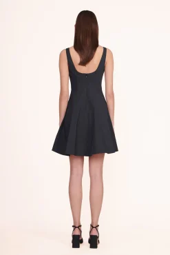 Poplin Shop|The Wells Dress<STAUD MINI WELLS DRESS BLACK