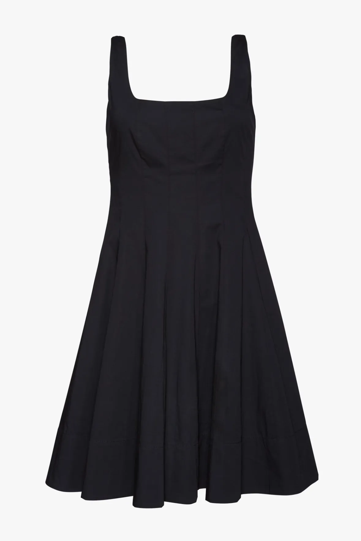 Poplin Shop|The Wells Dress<STAUD MINI WELLS DRESS BLACK