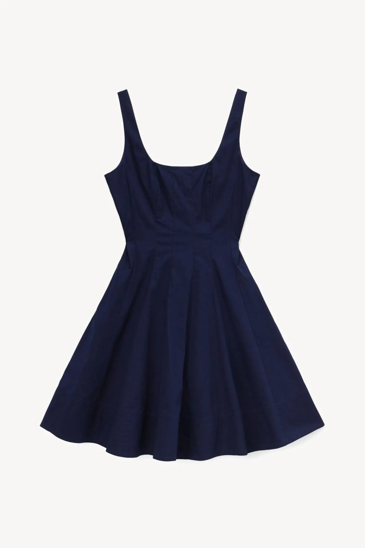 Best Sellers|Poplin Shop<STAUD MINI WELLS DRESS NAVY