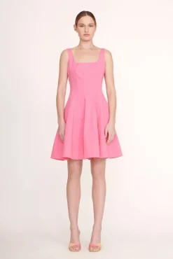Poplin Shop<STAUD MINI WELLS DRESS PLUMERIA