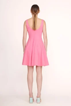 Poplin Shop<STAUD MINI WELLS DRESS   PLUMERIA