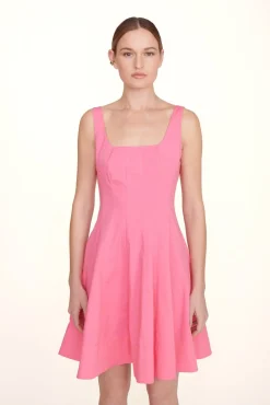 Poplin Shop<STAUD MINI WELLS DRESS   PLUMERIA