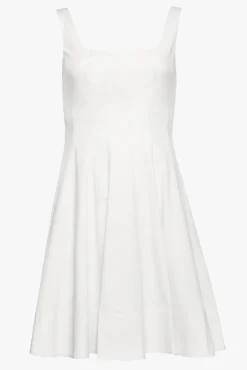 Best Sellers|Poplin Shop<STAUD MINI WELLS DRESS   WHITE