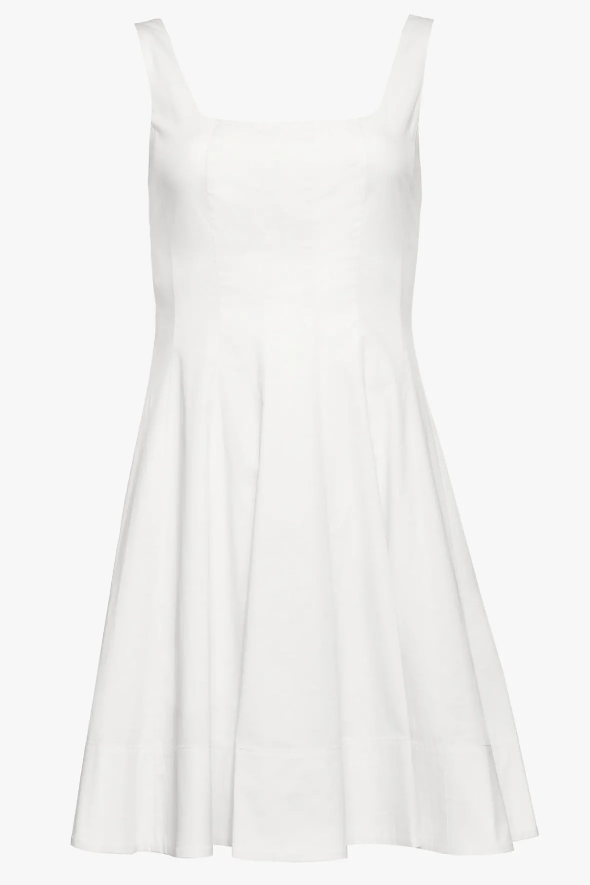 Best Sellers|Poplin Shop<STAUD MINI WELLS DRESS WHITE