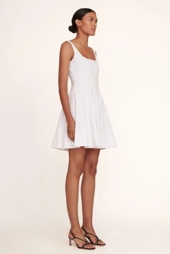 Best Sellers|Poplin Shop<STAUD MINI WELLS DRESS WHITE