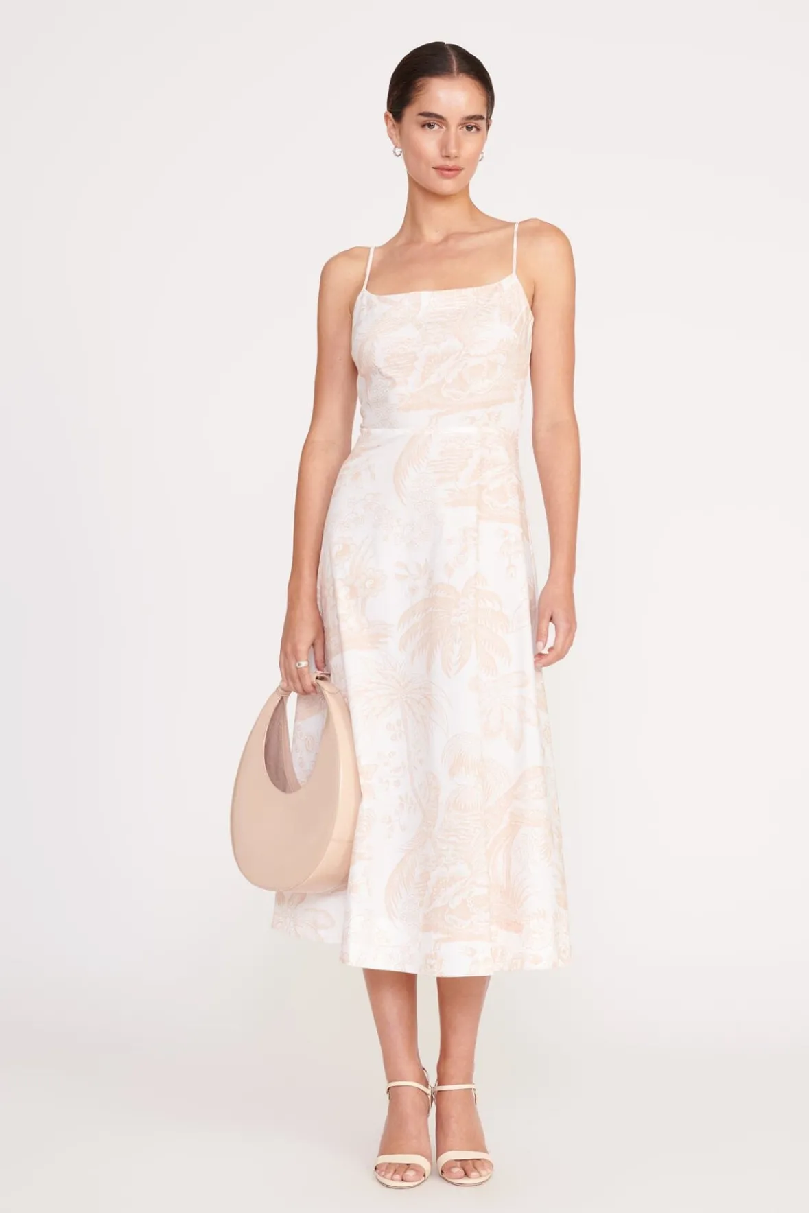 Moon<STAUD MOON BAG BEIGE