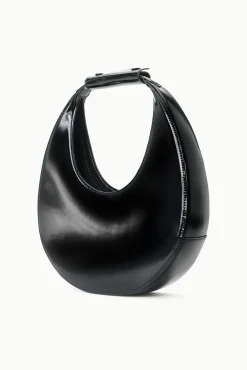 Moon<STAUD MOON BAG POLISHED BLACK