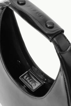 Moon<STAUD MOON BAG POLISHED BLACK