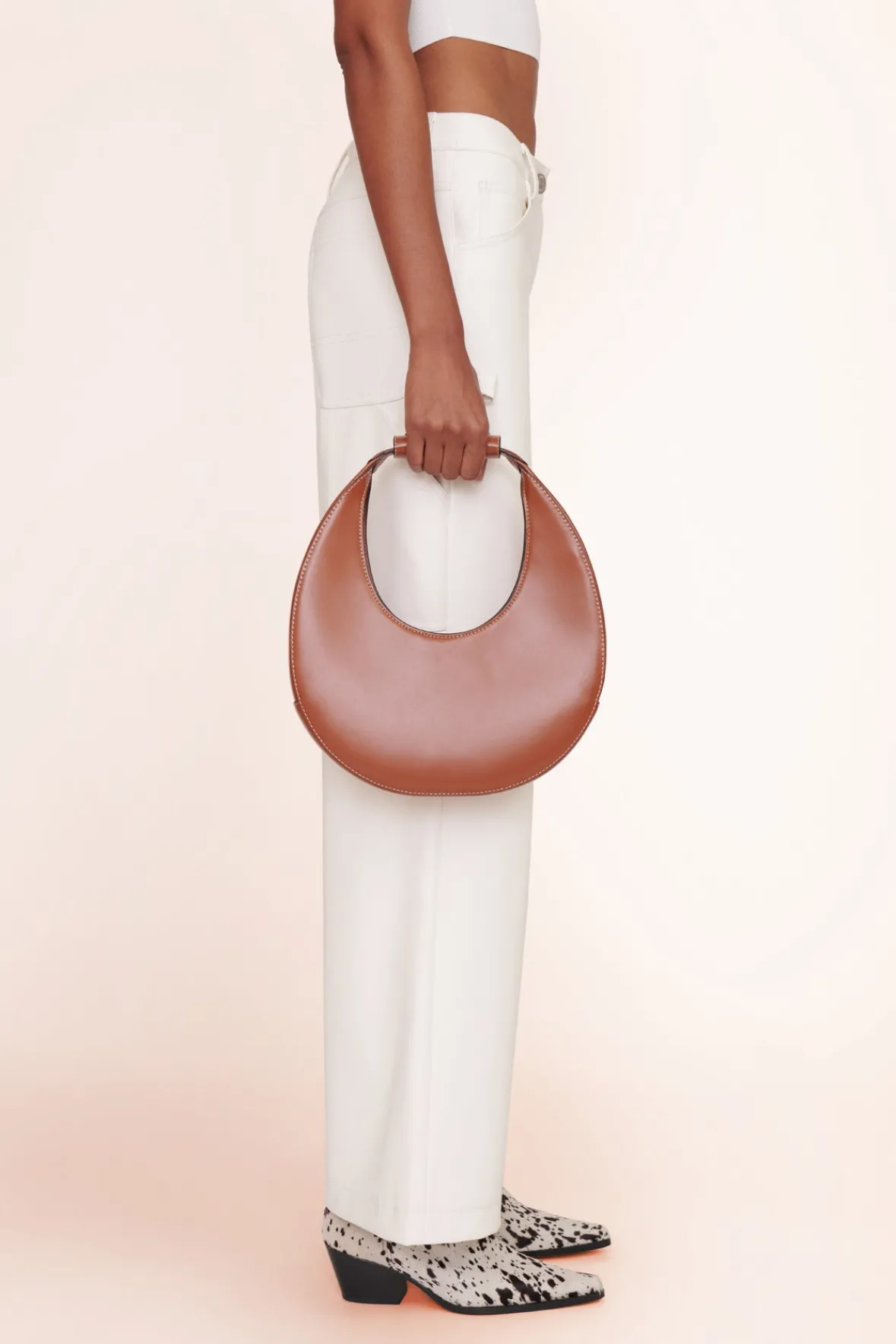 Moon|Shoulder<STAUD MOON BAG SADDLE