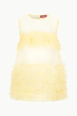 Tops<STAUD MYRTLE TOP LEMON DROP LEMONDROP