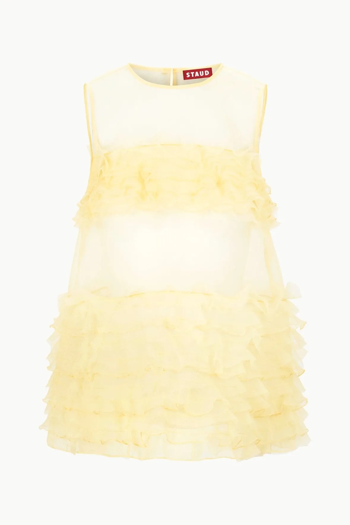 Tops<STAUD MYRTLE TOP LEMON DROP LEMONDROP