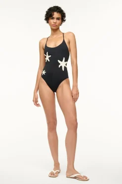 One Pieces<STAUD NAHLA ONE PIECE   BLACK