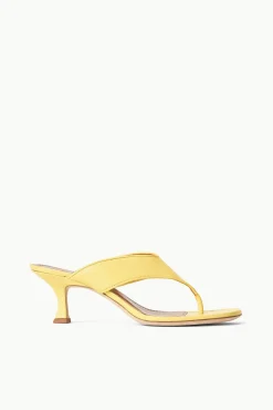 Heels<STAUD NATALIA THONG SANDAL BUTTERCUP