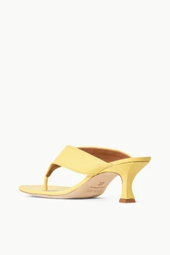 Heels<STAUD NATALIA THONG SANDAL BUTTERCUP
