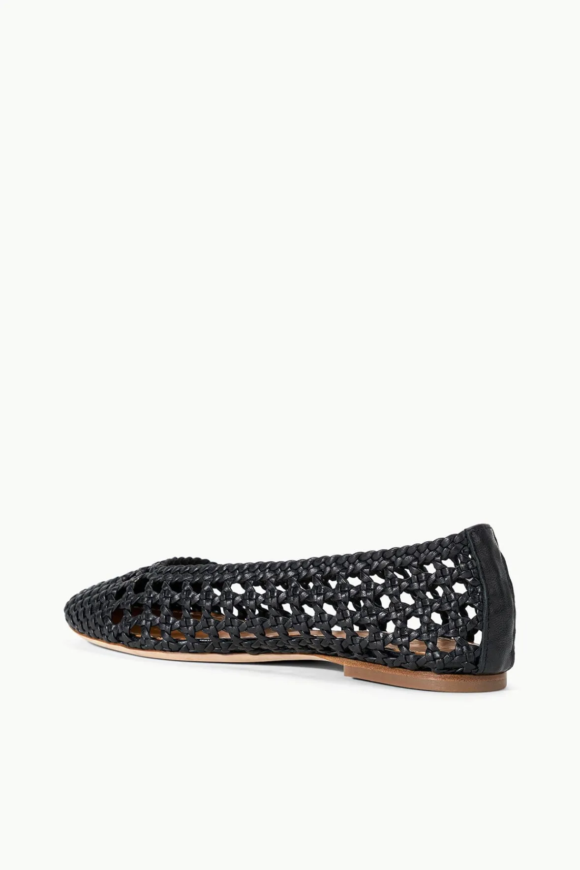 Mules & Flats<STAUD NELL CROCHET BALLERINA BLACK