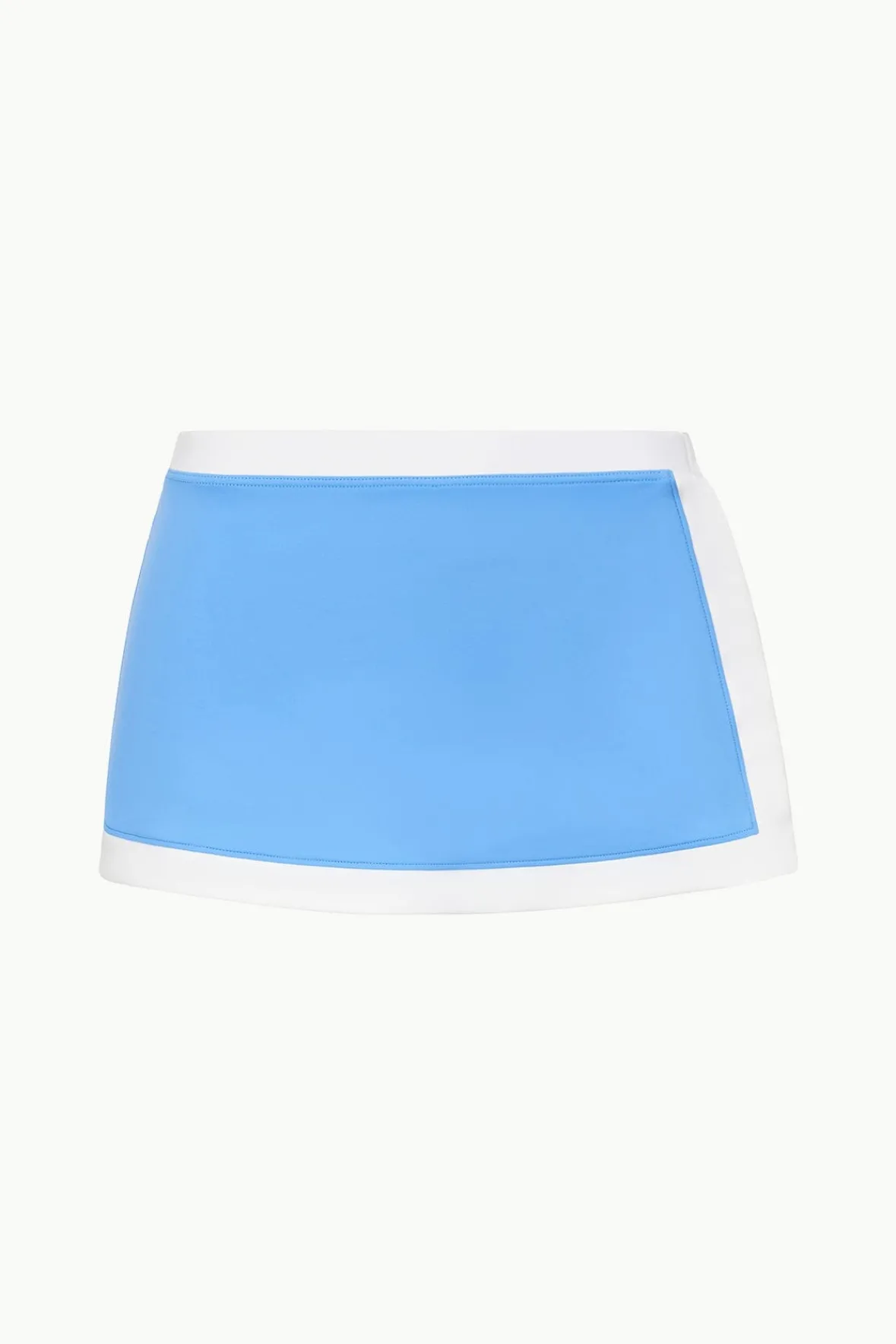 Bikinis<STAUD NELL SWIM SKIRT AZURE WHITE AZUREWHITE