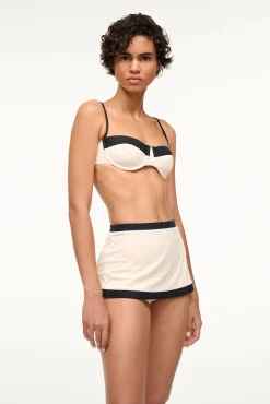 Bikinis<STAUD NELL SWIM SKIRT  IVORY BLACK IVORYBLACK