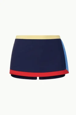Bikinis<STAUD NELL SWIM SKIRT  NAVY COLORBLOCK NAVYCOLORBLOCK