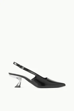Heels<STAUD NEVE SLINGBACK HEEL  BLACK METALS BLACKMETALS