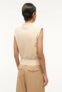 Knits|Spring Suiting<STAUD NOLA SWEATER CAMEL