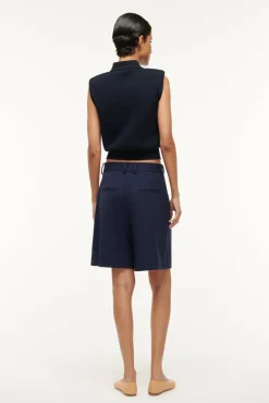 Knits|Tops<STAUD NOLA SWEATER   NAVY