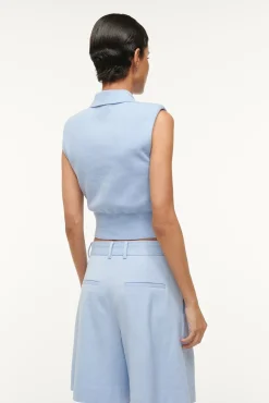 Knits|Spring Suiting<STAUD NOLA SWEATER PERIWINKLE