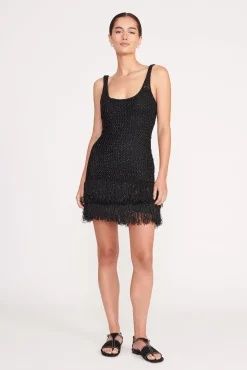 Dresses<STAUD NOVA DRESS   BLACK