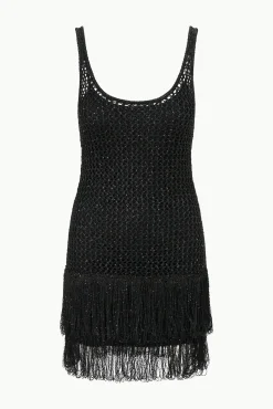 Dresses<STAUD NOVA DRESS BLACK