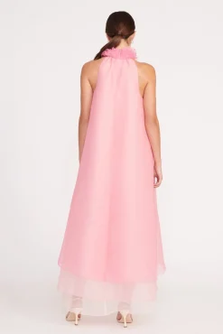 Dresses<STAUD OLEANDER DRESS  CHERRY BLOSSOM CHERRYBLOSSOM
