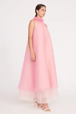 Dresses<STAUD OLEANDER DRESS  CHERRY BLOSSOM CHERRYBLOSSOM