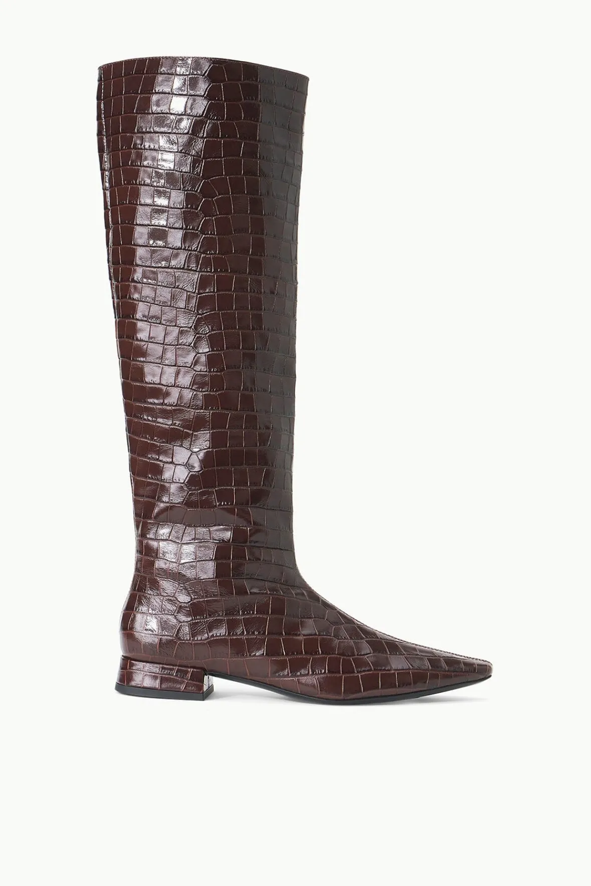 The Boot Shop<STAUD OLGA BOOT CROC EMBOSSED ESPRESSO