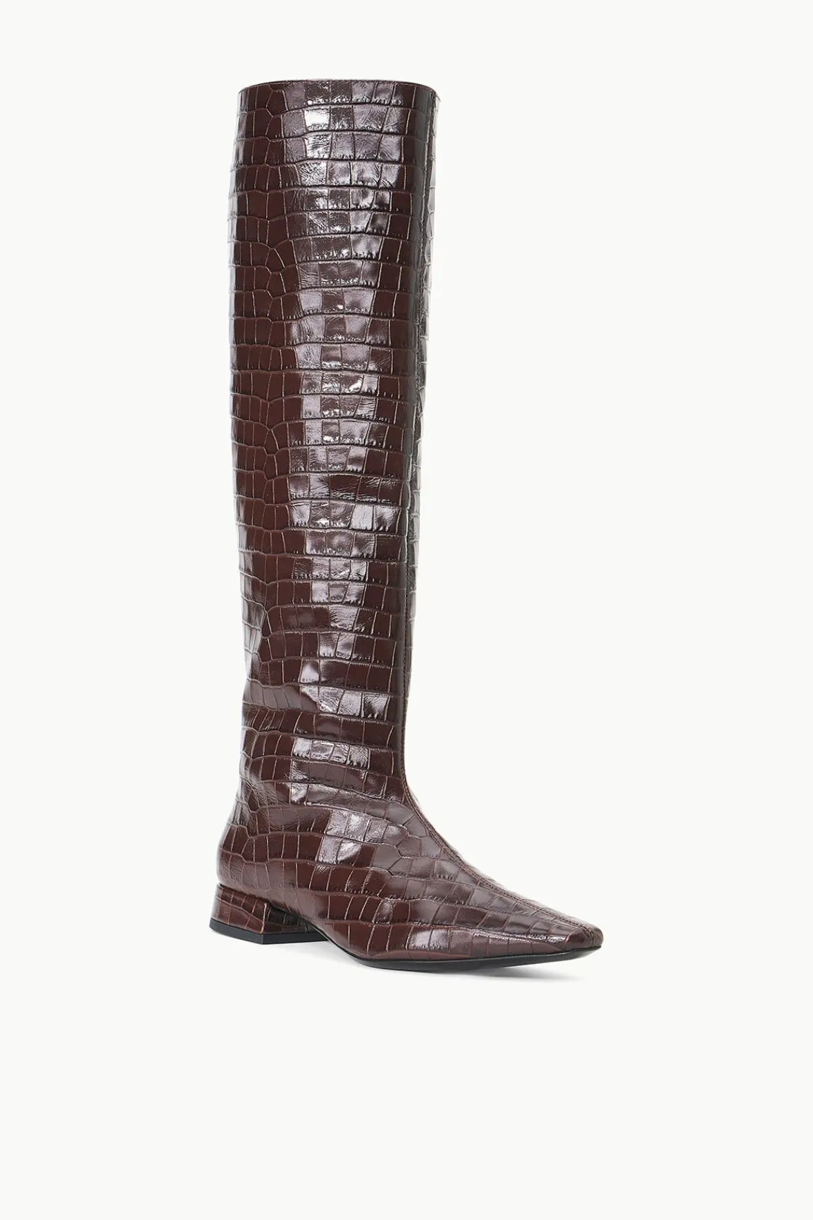 The Boot Shop<STAUD OLGA BOOT CROC EMBOSSED ESPRESSO