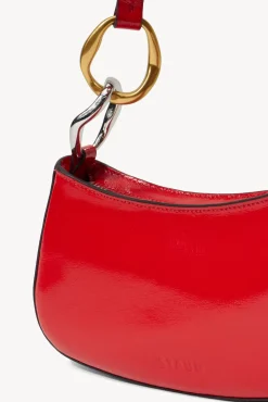 Ollie<STAUD OLLIE BAG   CHERRY