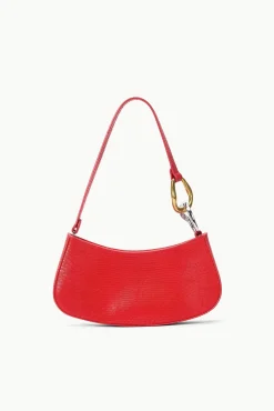Shoulder|Ollie<STAUD OLLIE BAG RED ROSE REDROSE