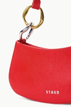 Shoulder|Ollie<STAUD OLLIE BAG  RED ROSE REDROSE