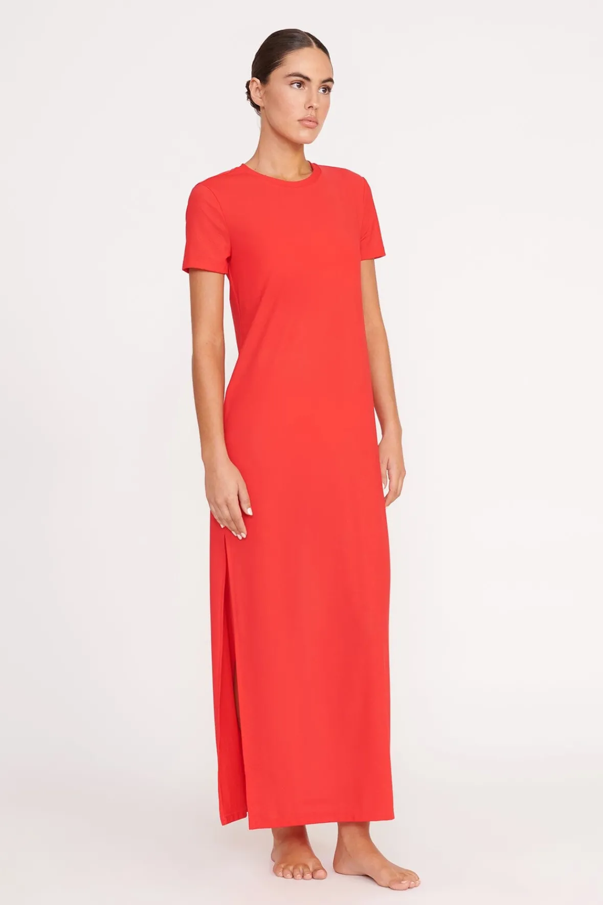 Cover-Ups<STAUD OTTILIE DRESS RED ROSE REDROSE